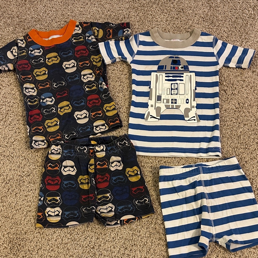 Hanna Andersson Star Wars Pajama Set - Blue, Black, and Orange